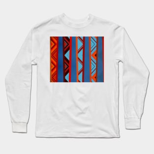 Colorful lines art Long Sleeve T-Shirt